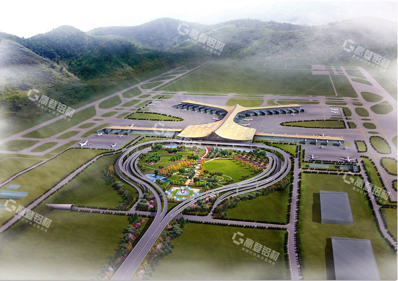 Kunming New Airport in Yunnan Province