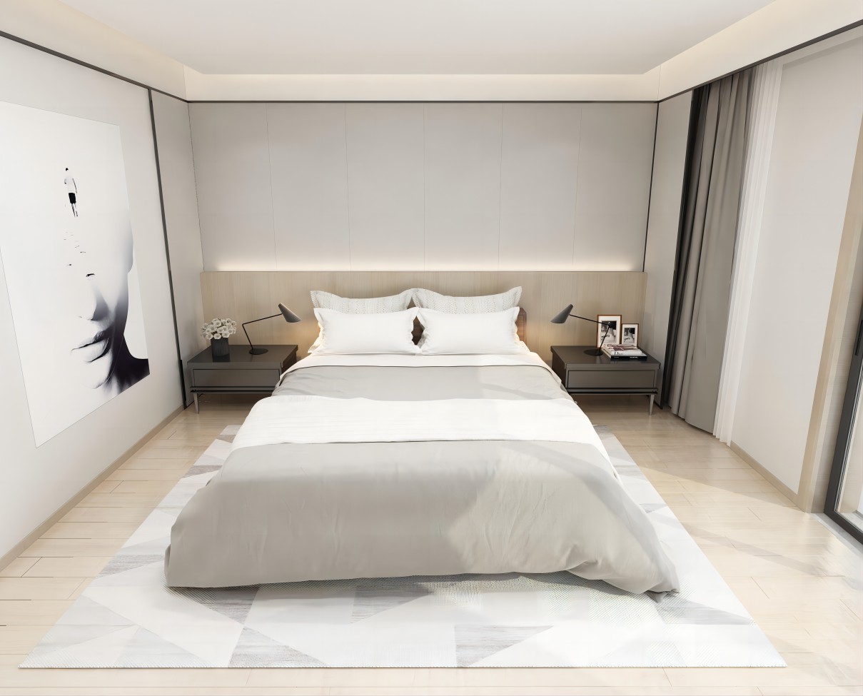 Simple style bedroom